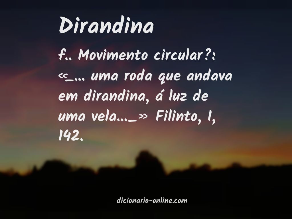 Significado de dirandina