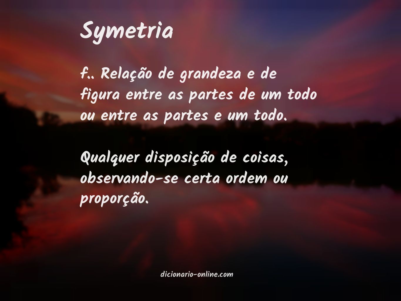 Significado de symetria