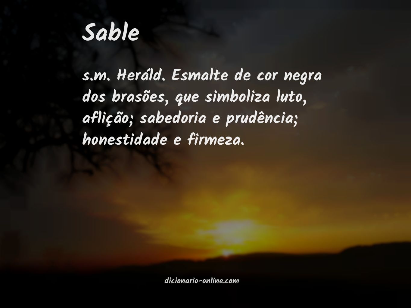 Significado de sable