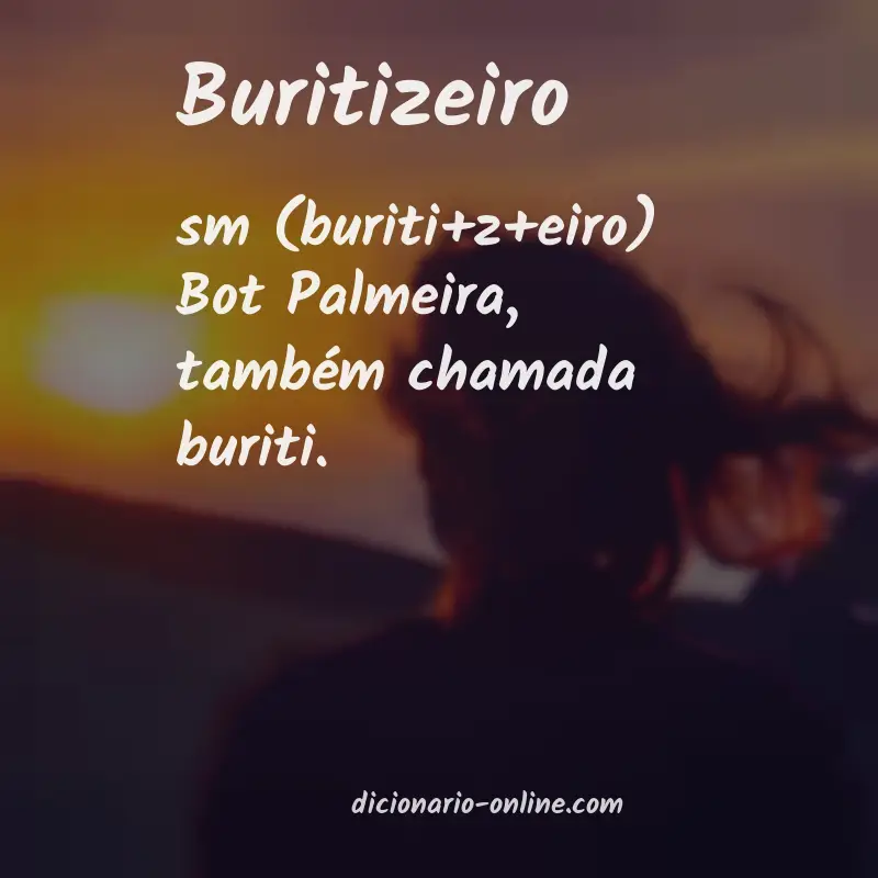 Significado de buritizeiro