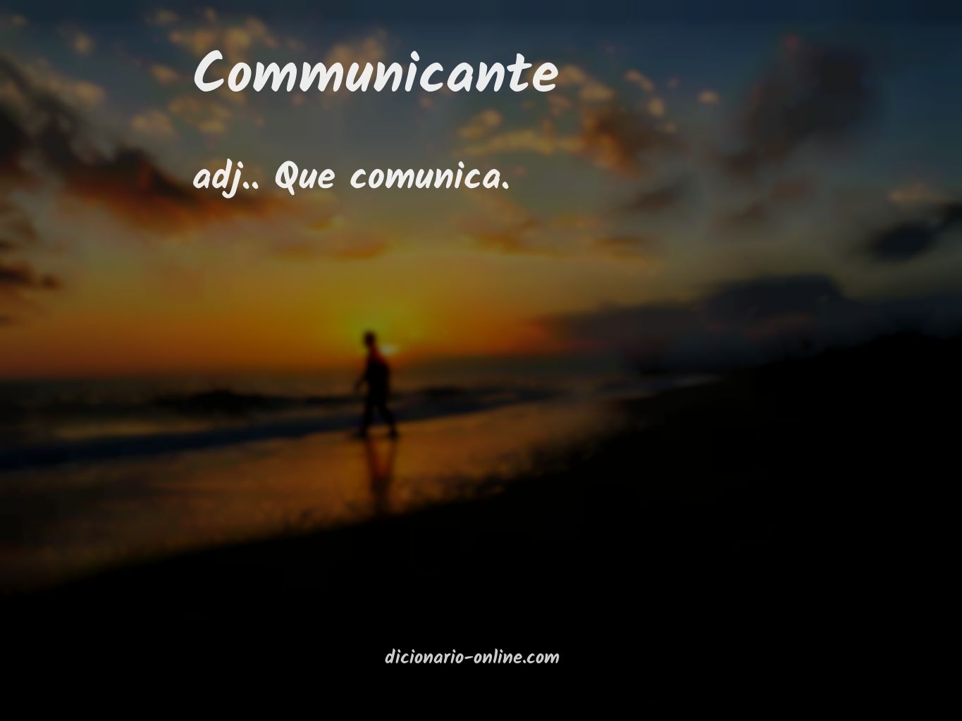 Significado de communicante