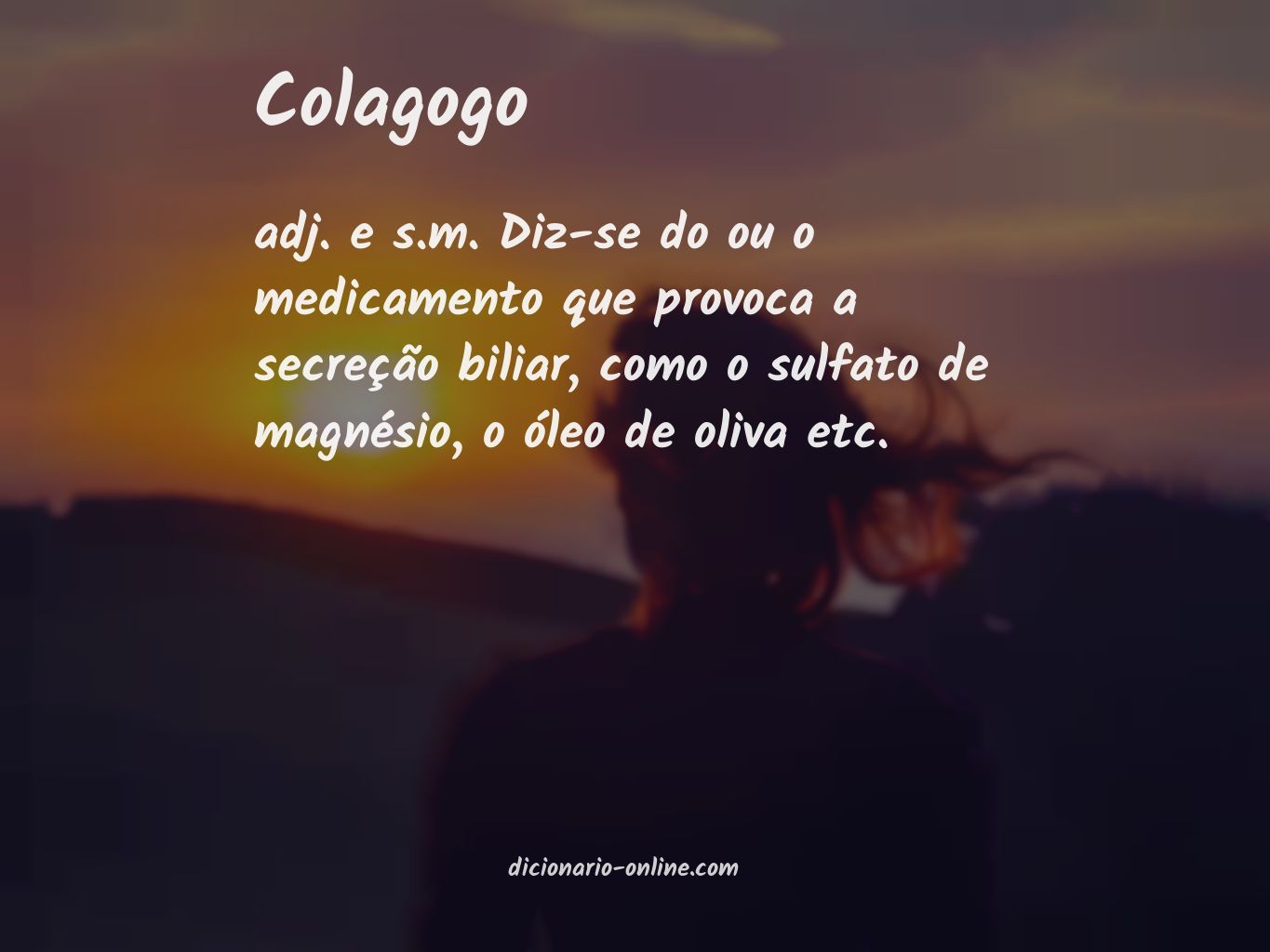 Significado de colagogo