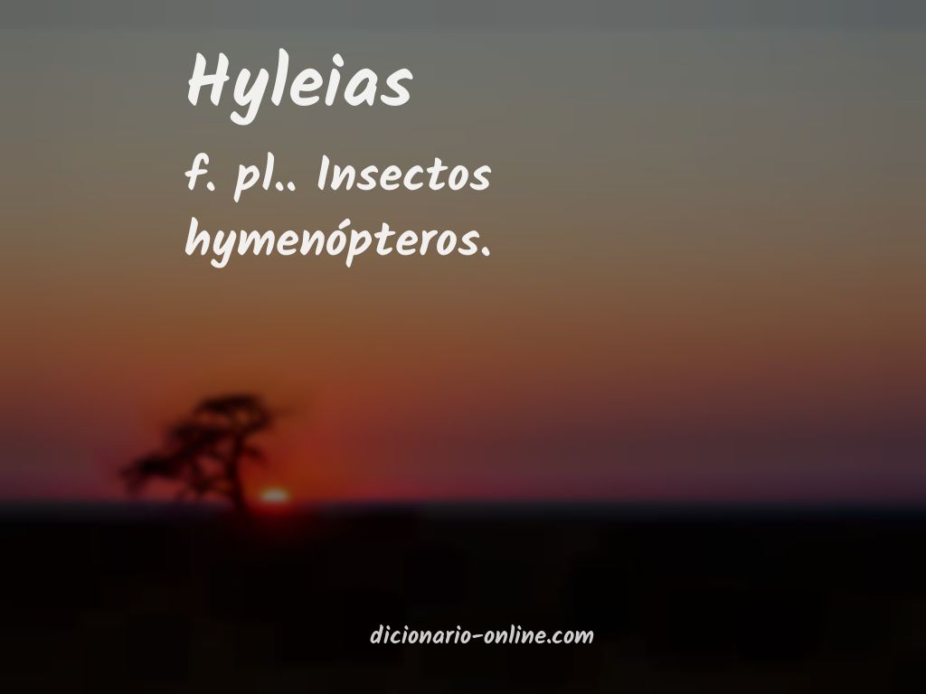Significado de hyleias