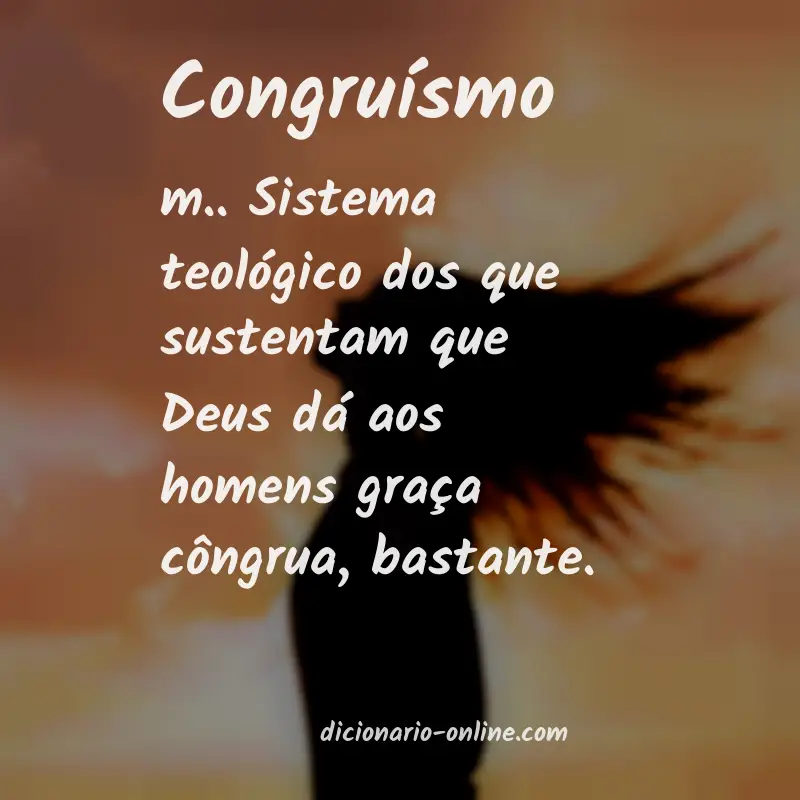 Significado de congruísmo