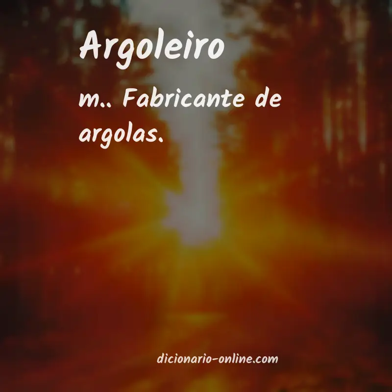 Significado de argoleiro