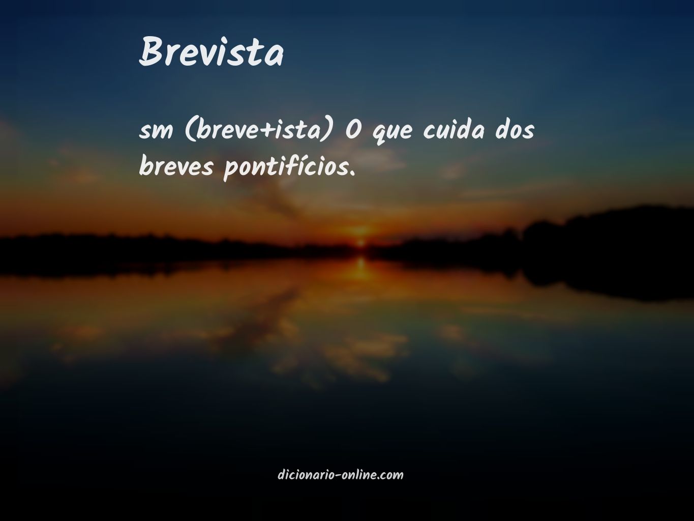 Significado de brevista