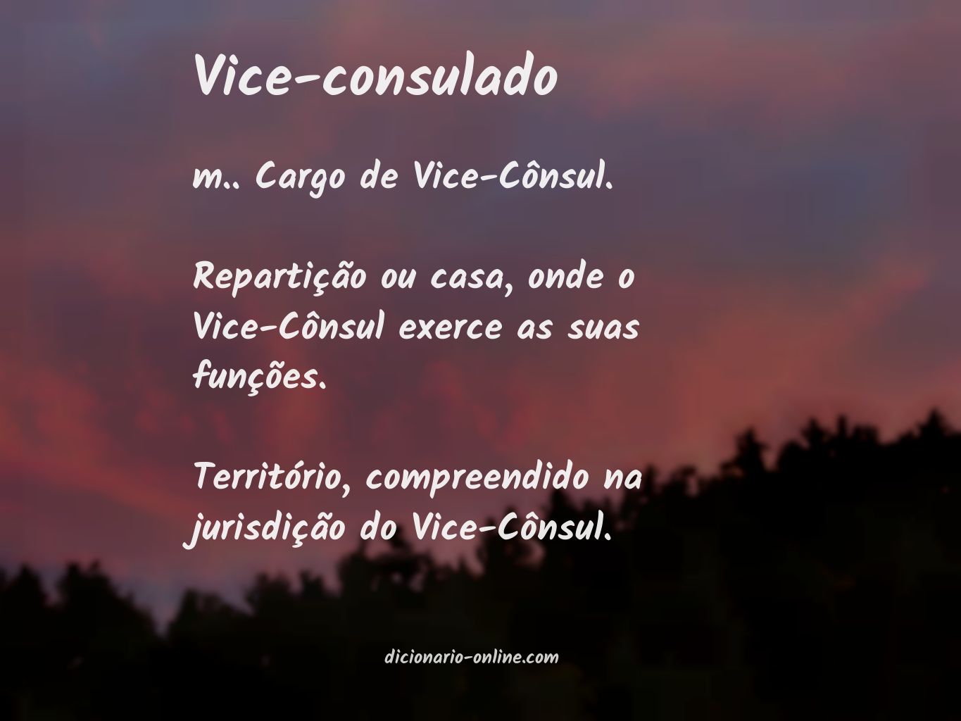 Significado de vice-consulado