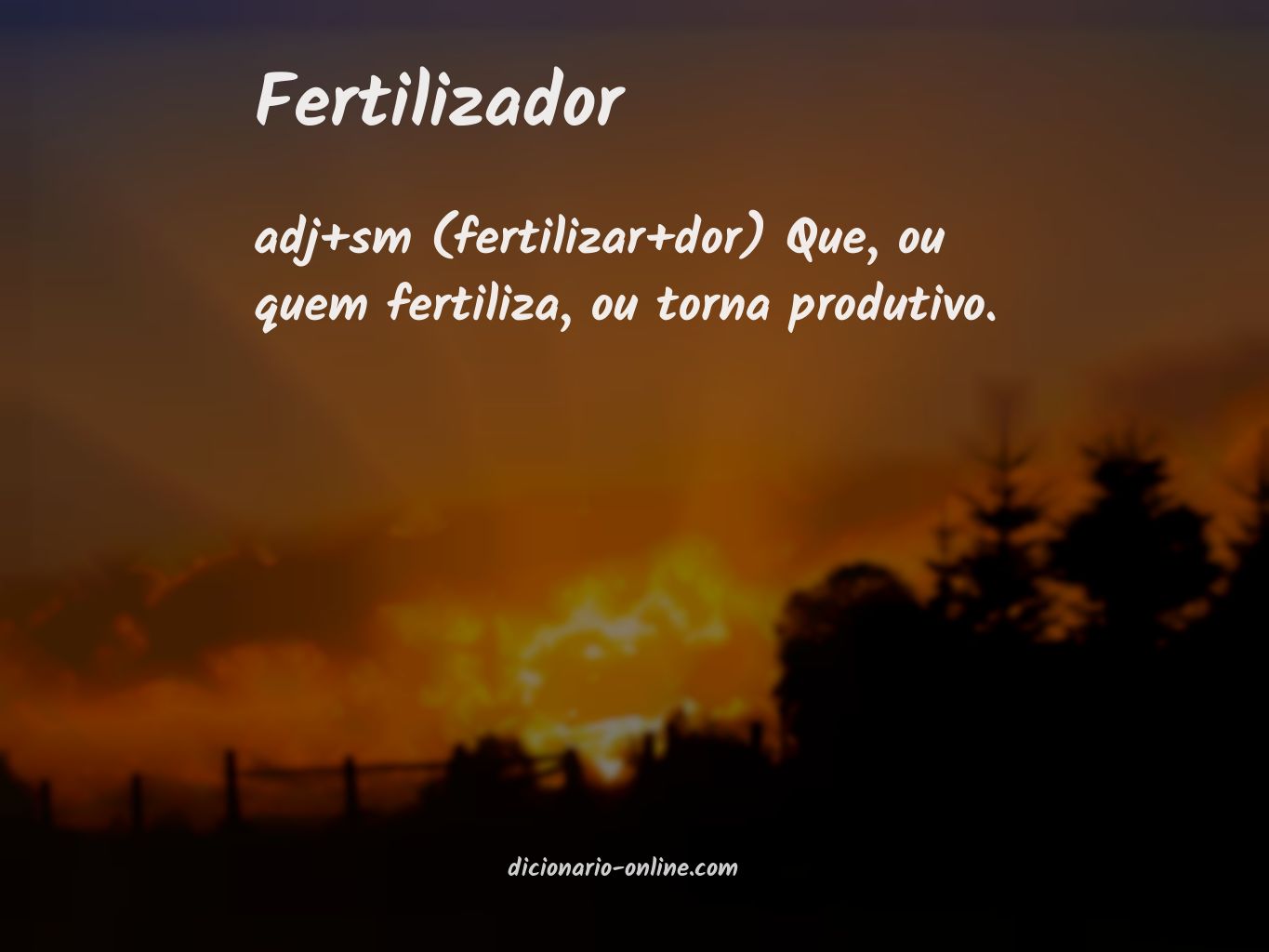 Significado de fertilizador