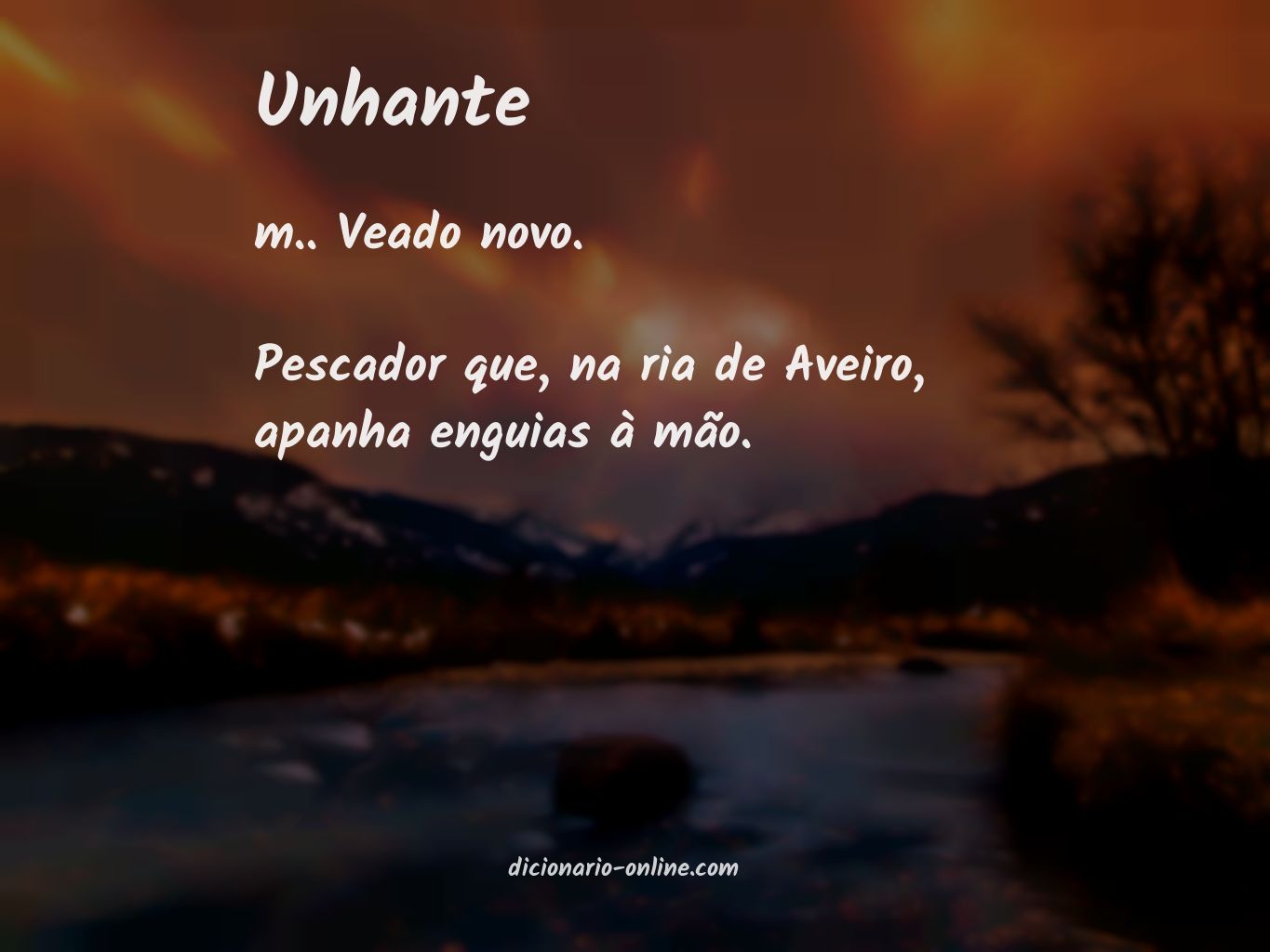 Significado de unhante