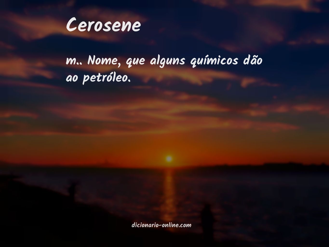 Significado de cerosene