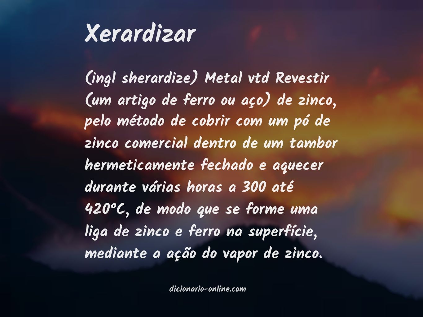 Significado de xerardizar