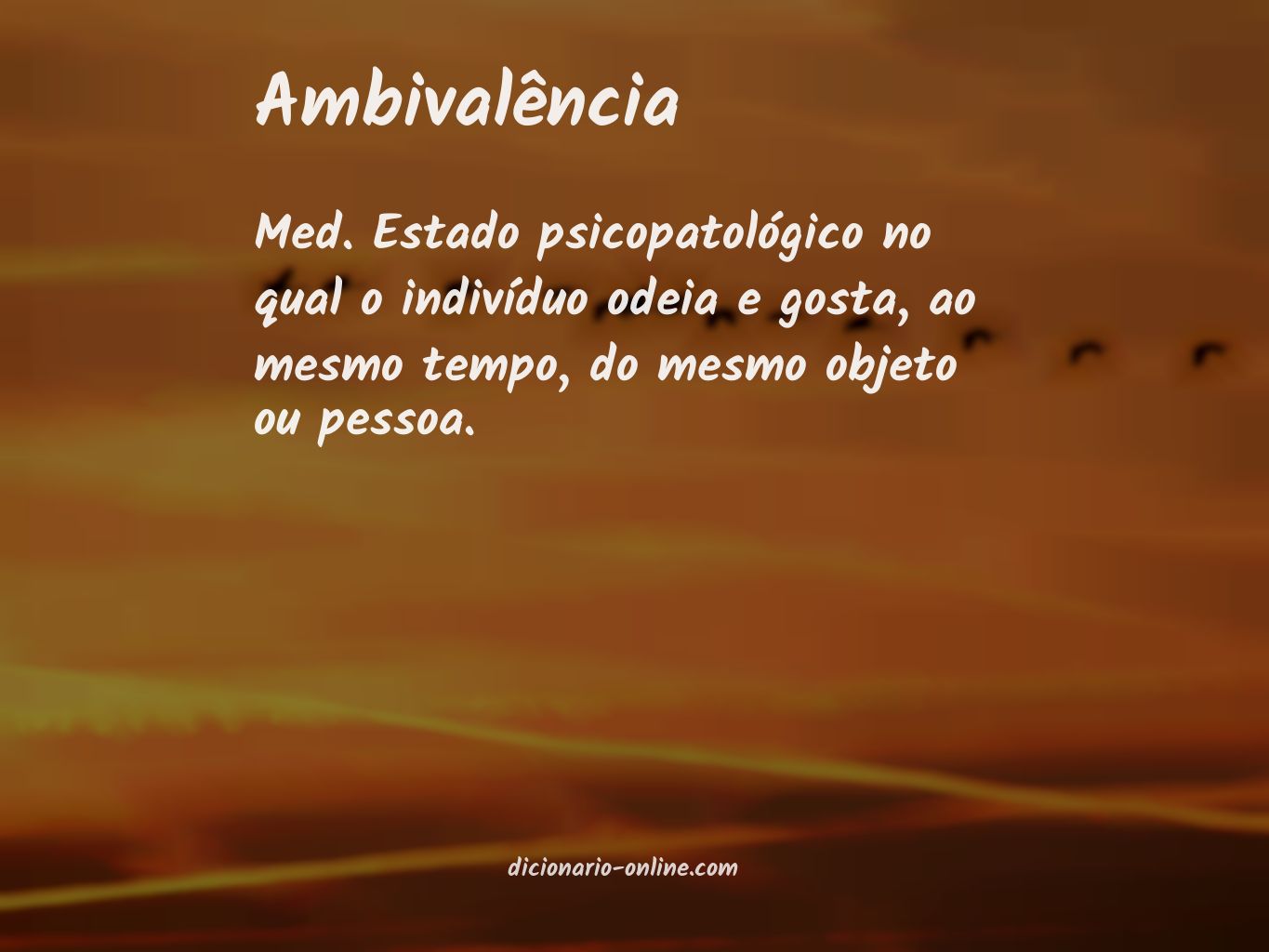 Significado de ambivalência