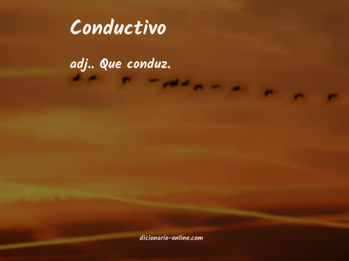 Significado de conductivo