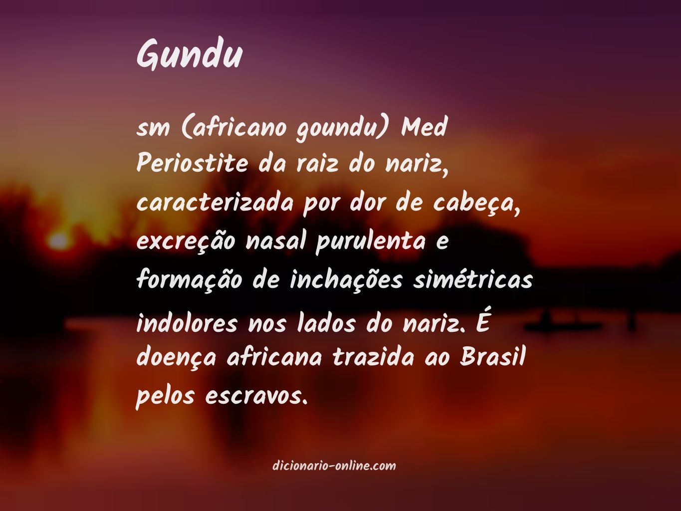 Significado de gundu