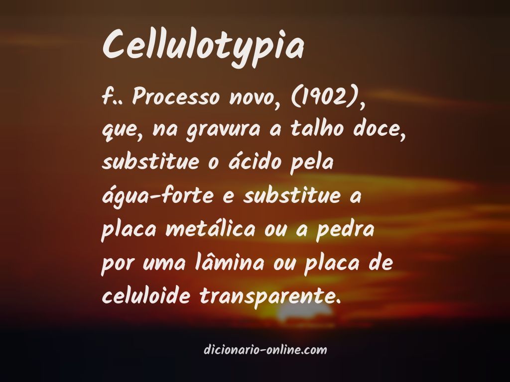 Significado de cellulotypia