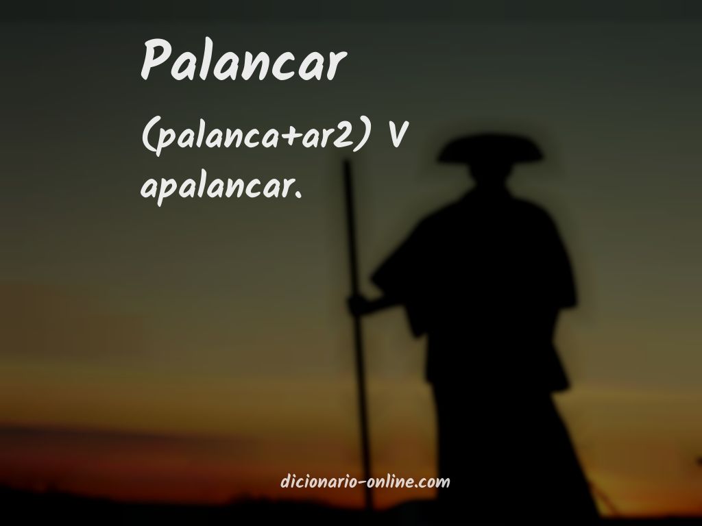 Significado de palancar