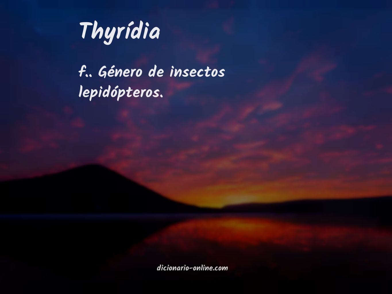 Significado de thyrídia
