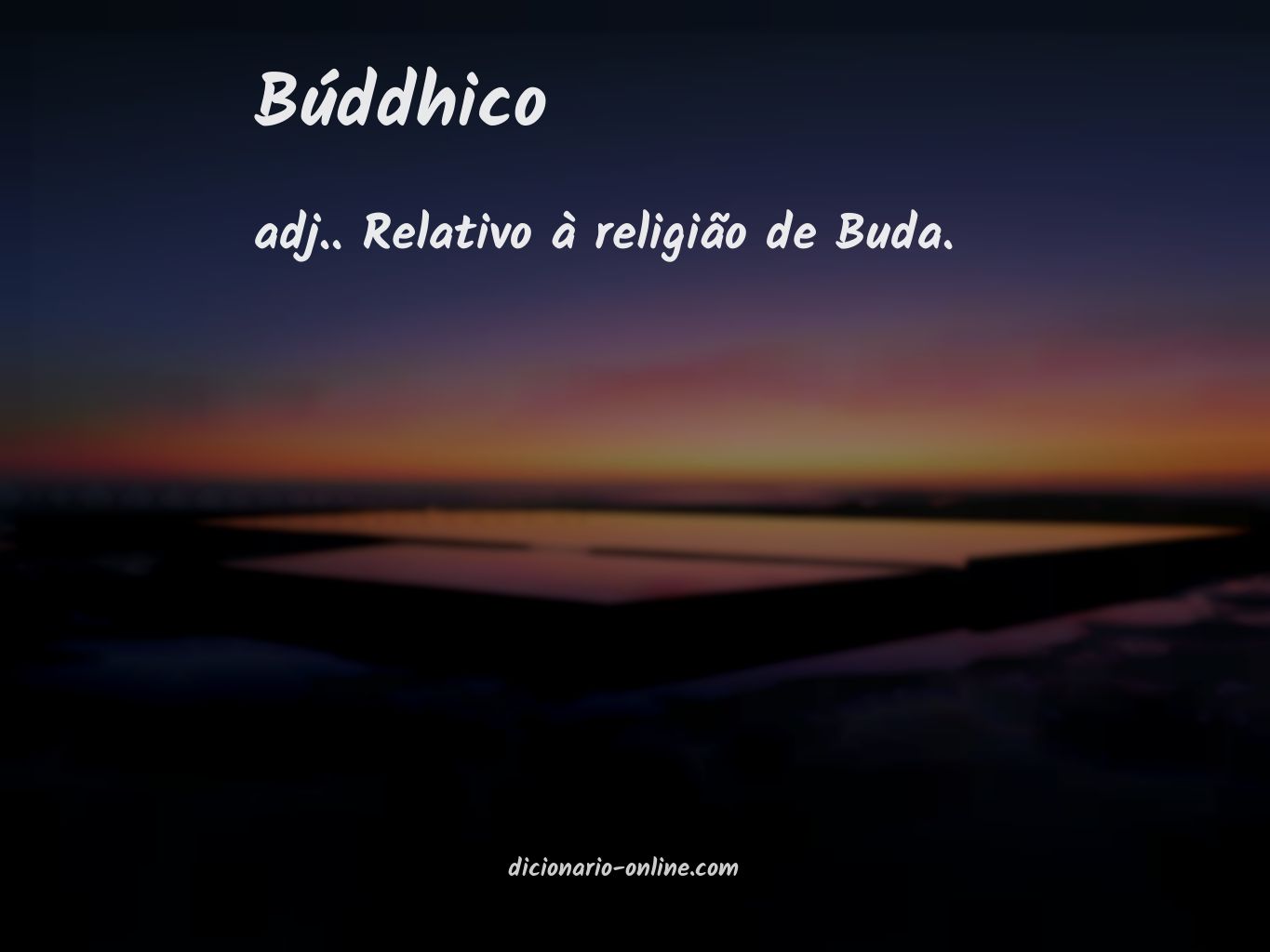 Significado de búddhico