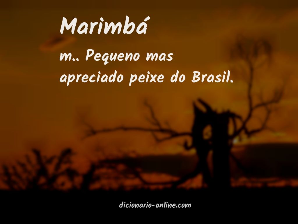 Significado de marimbá