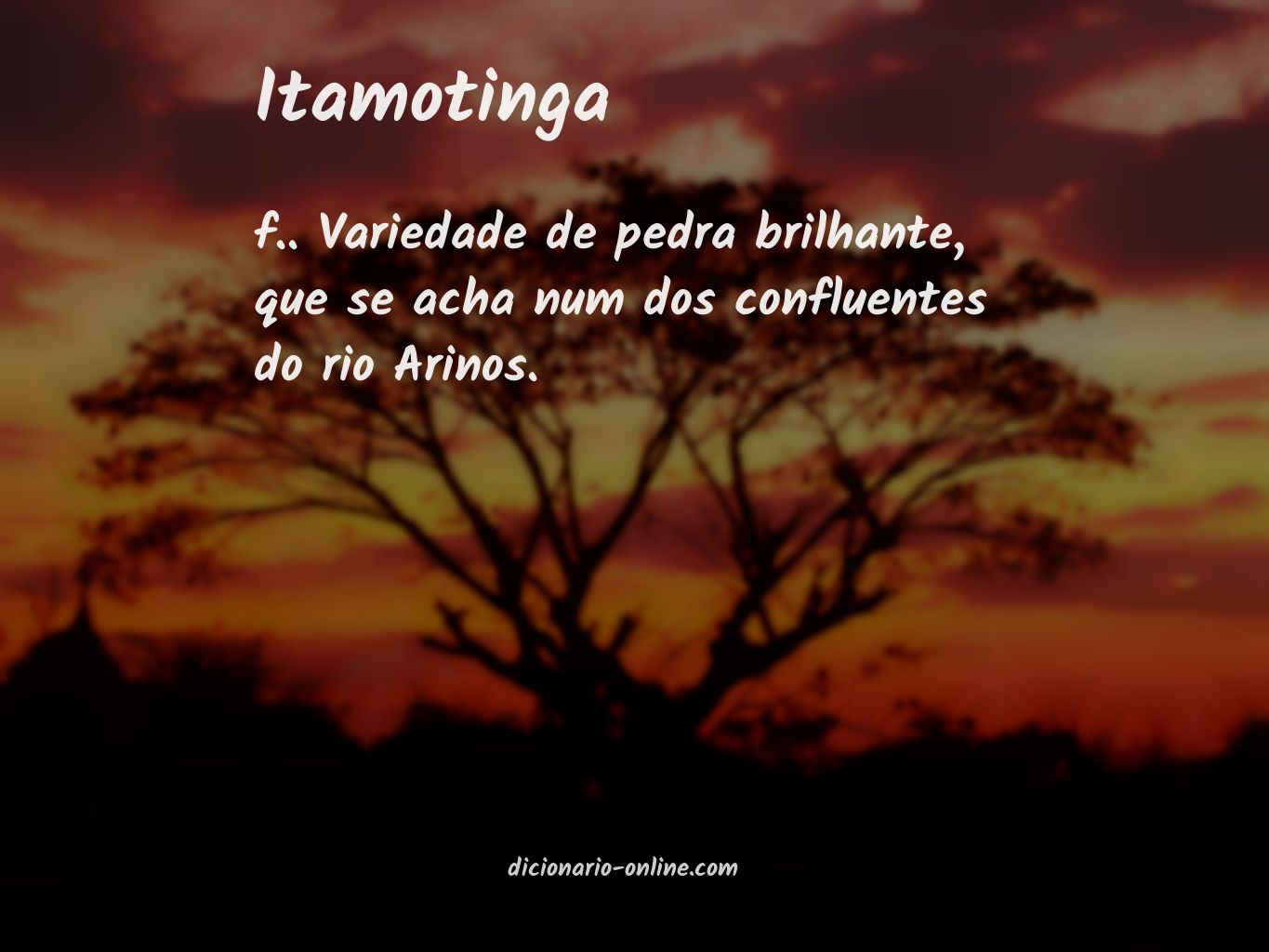 Significado de itamotinga