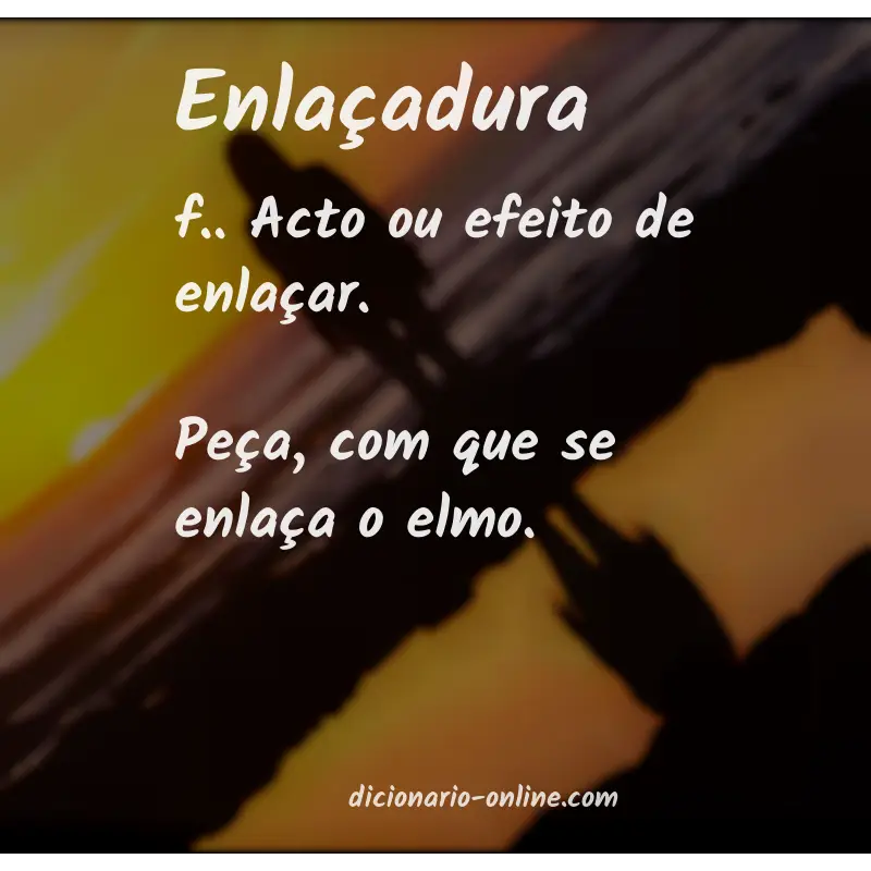 Significado de enlaçadura
