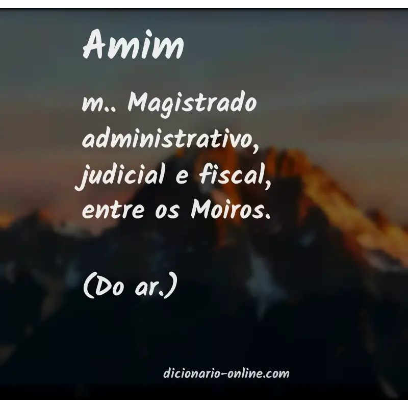 Significado de amim
