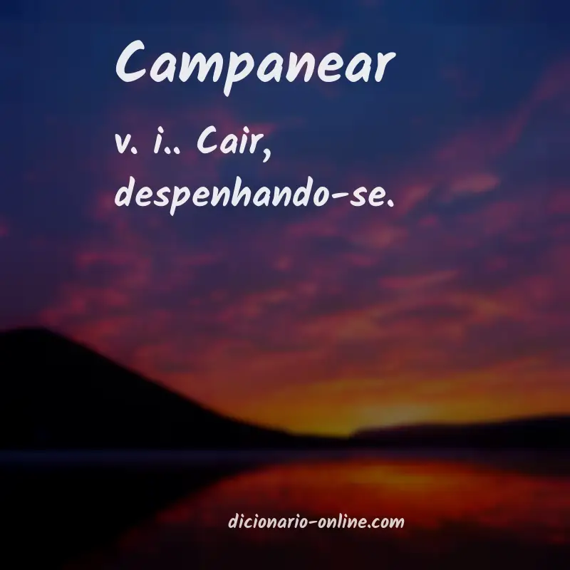 Significado de campanear